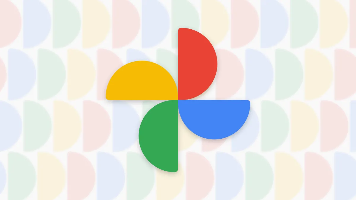 Biểu tượng ứng dụng Google Photos với một phần giao diện Material 3 Expressive.