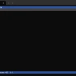 Giao diện Microsoft Edit hiển thị thanh menu đơn giản: File, Edit, View, Help, minh họa tính năng tối giản.