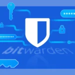 Logo Bitwarden, phần mềm quản lý mật khẩu mã nguồn mở