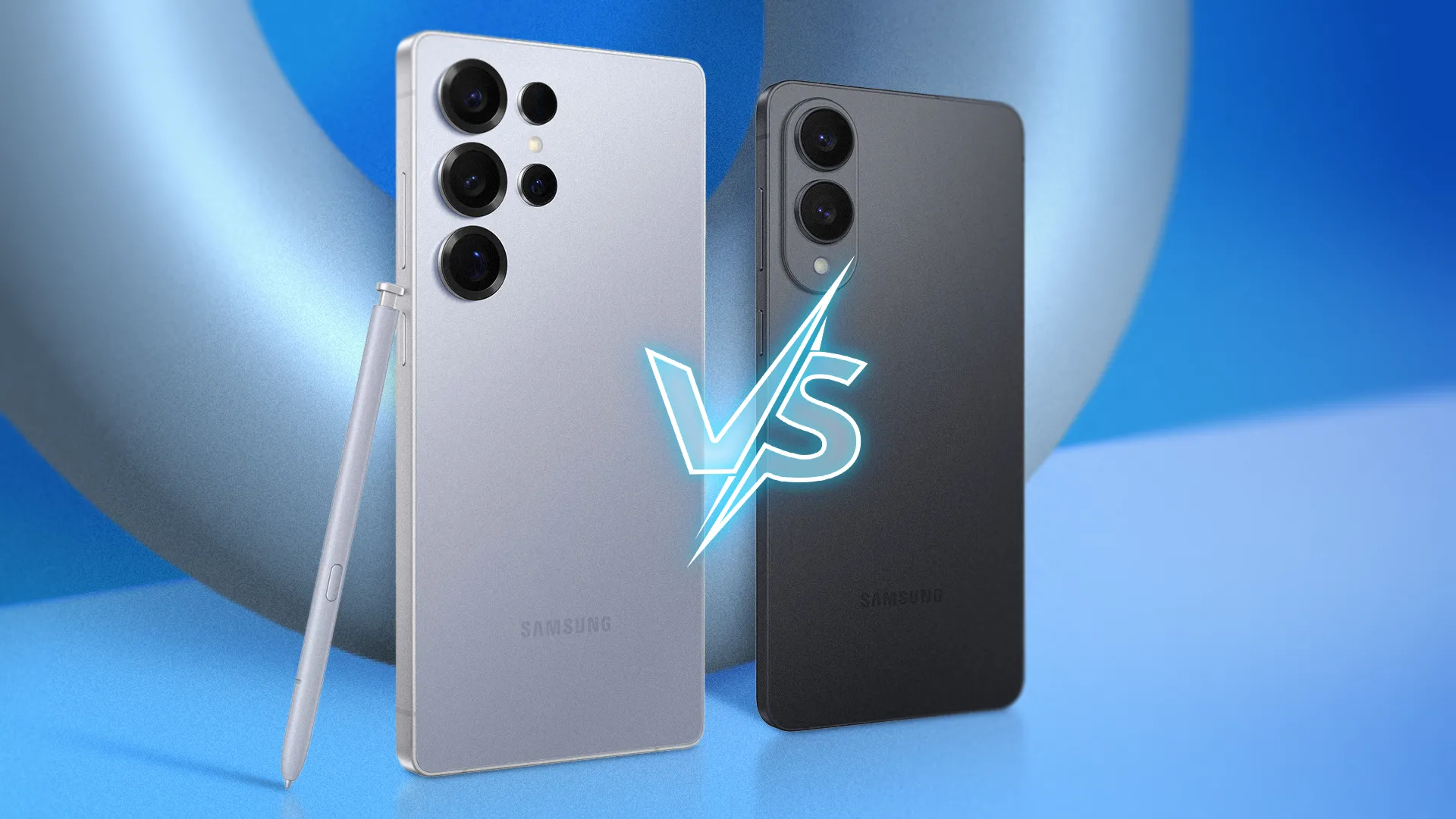 So sánh kích thước và thiết kế camera giữa Samsung Galaxy S25 Ultra và Galaxy S25 Edge