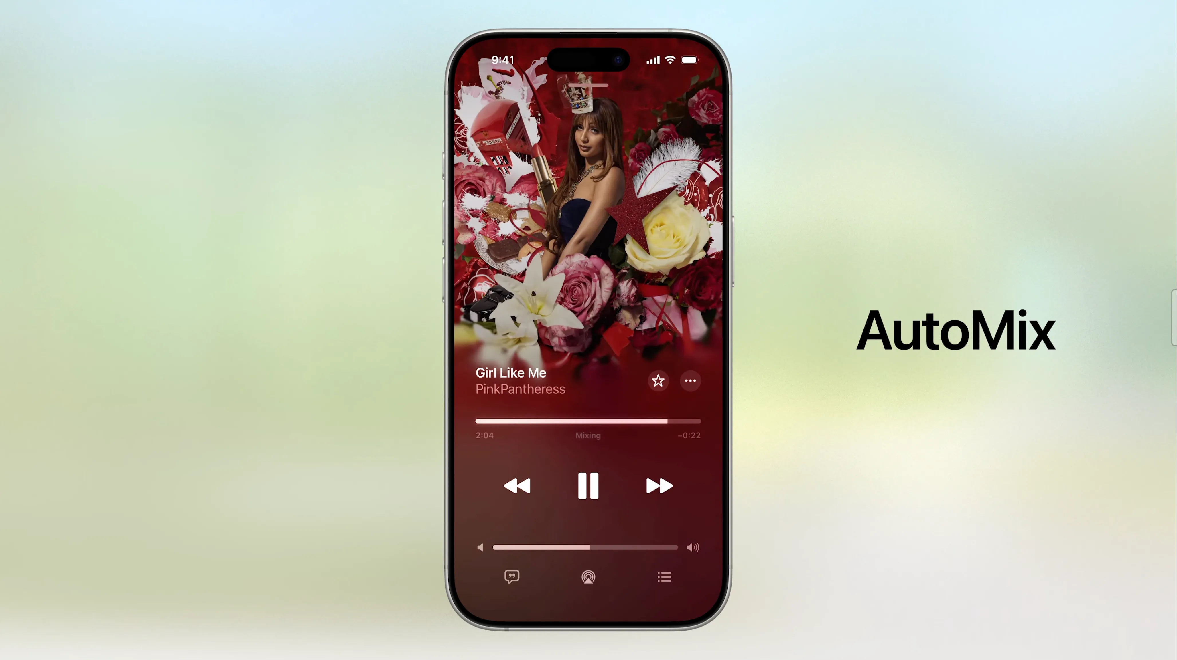 Tính năng Automix trong ứng dụng Apple Music iOS 26.