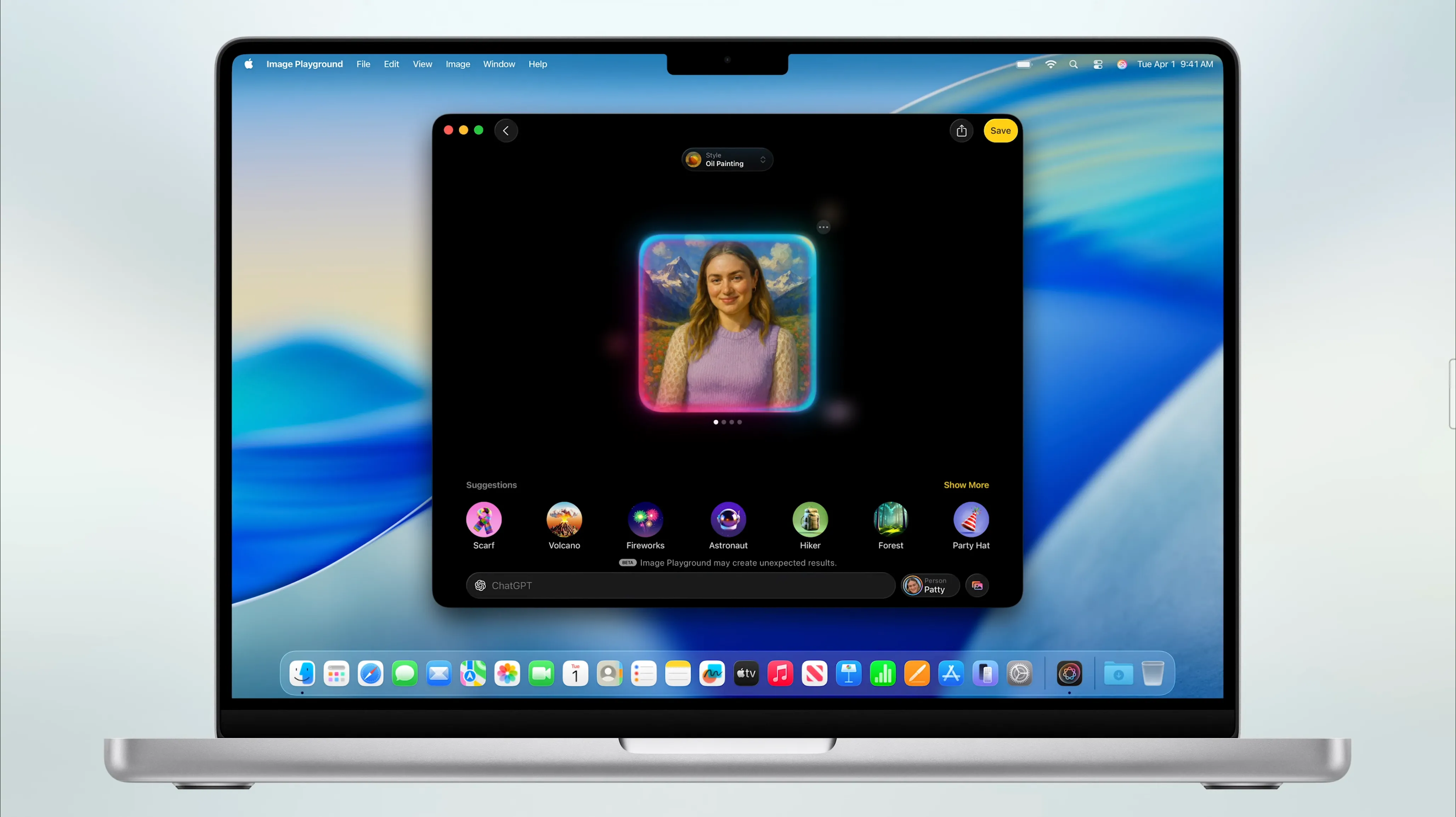 Tính năng cải tiến Image Playground trong macOS 26 Tahoe