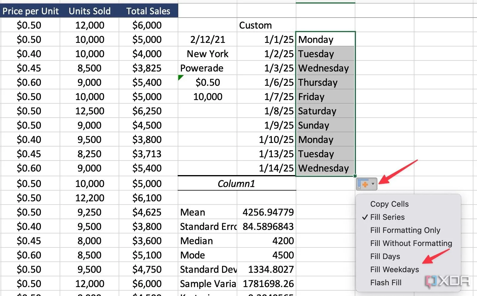 Điền dữ liệu tự động theo mẫu trong Excel giúp tiết kiệm thời gian nhập liệu