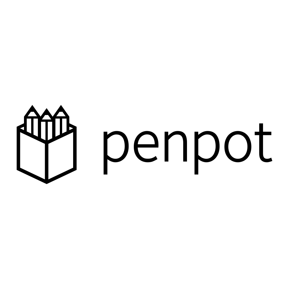 Logo PenPot, một công cụ thiết kế UX/UI mã nguồn mở thay thế cho Adobe XD.