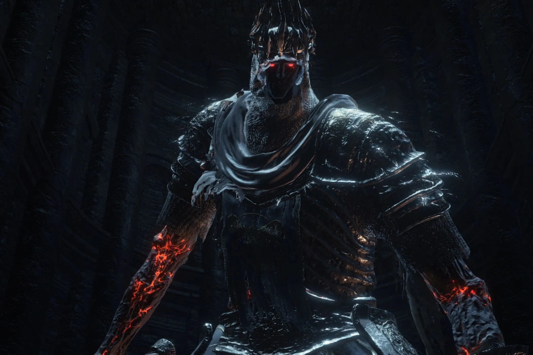 Yhorm Đại Quỷ trong Dark Souls 3, một trong những trùm khổng lồ ấn tượng của FromSoftware