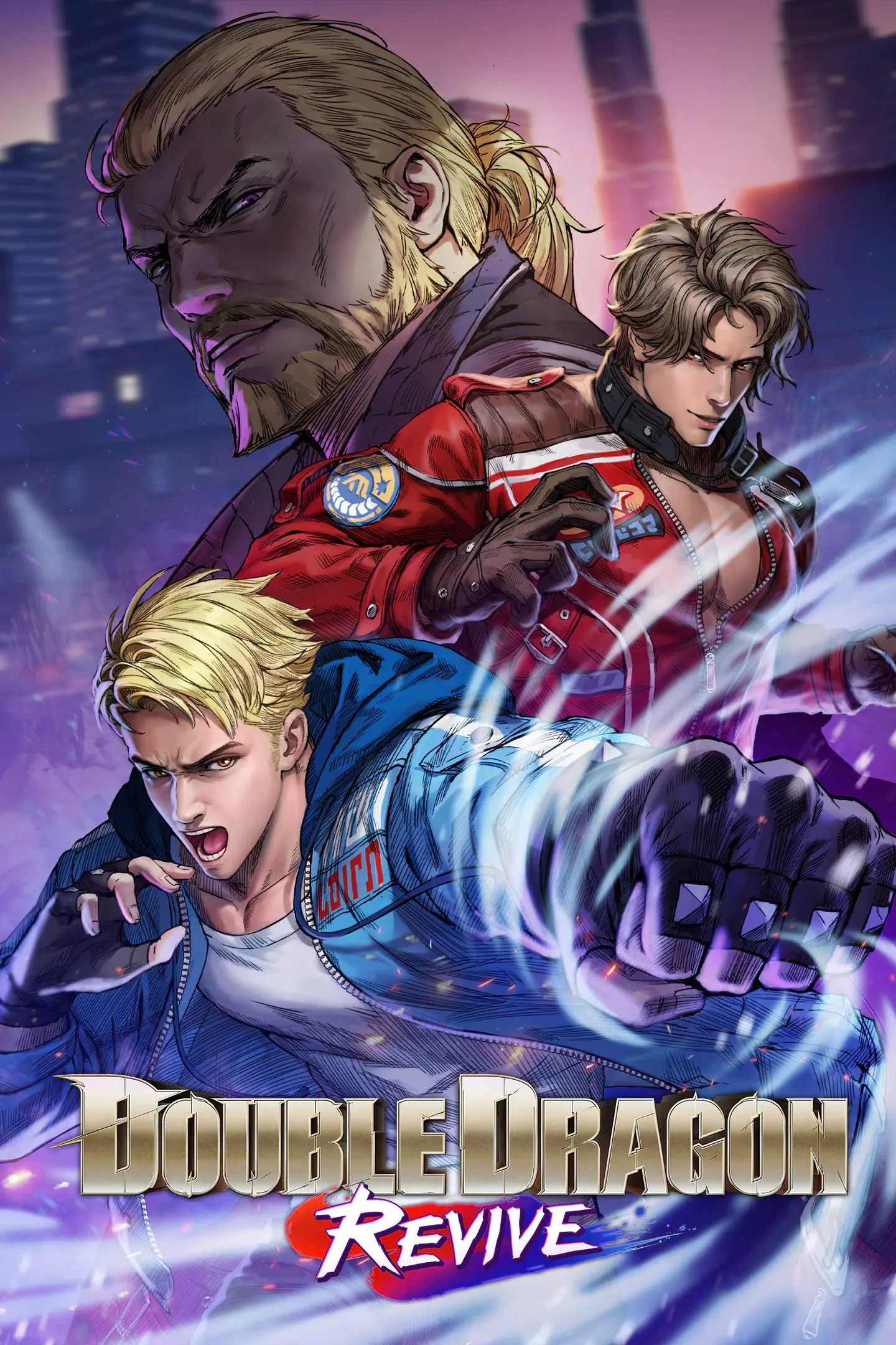 Ảnh bìa của game đối kháng Double Dragon Revive, bản làm lại của dòng game huyền thoại