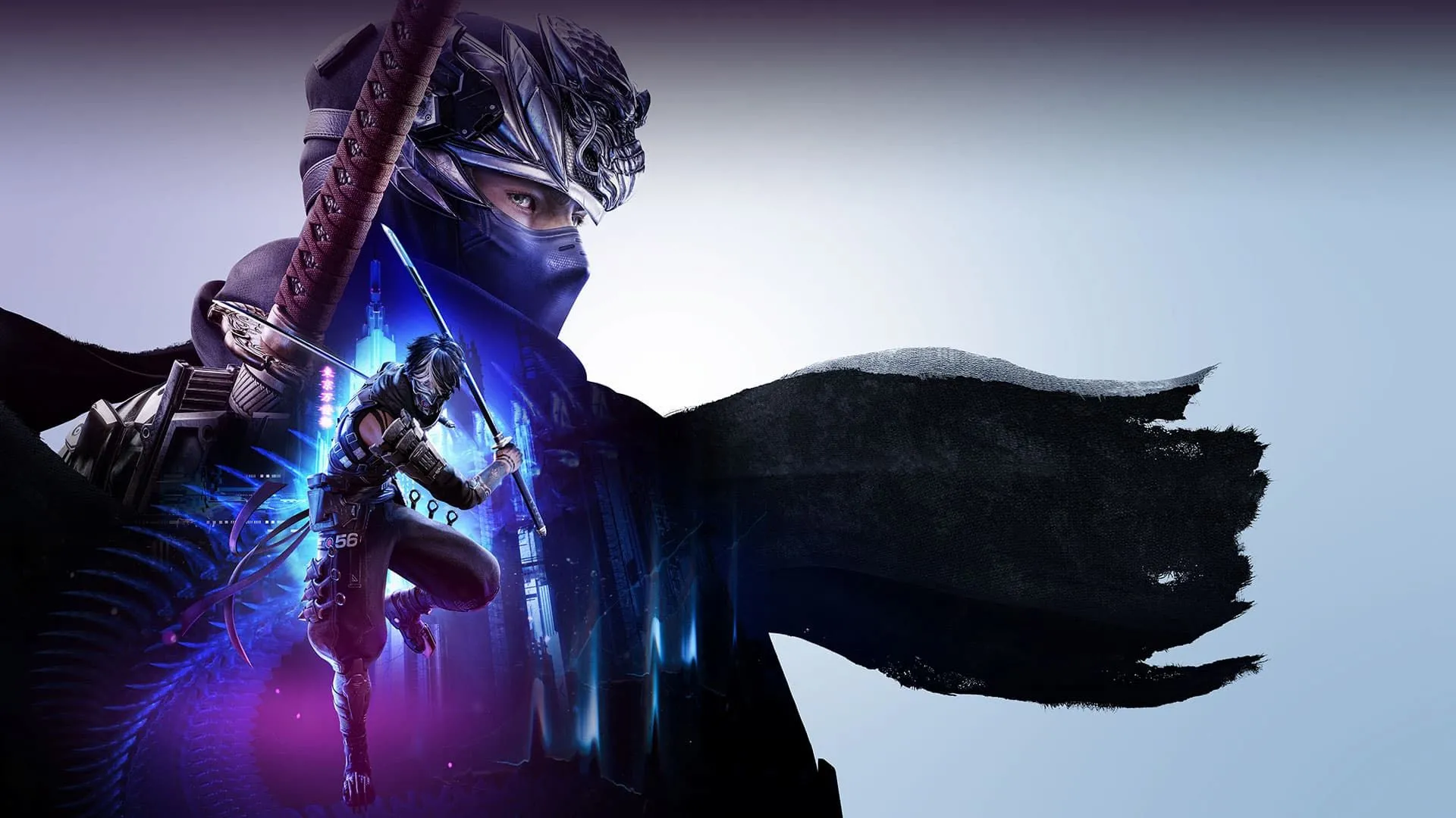 Ảnh bìa game Ninja Gaiden 4, với nhân vật chính đang cầm kiếm