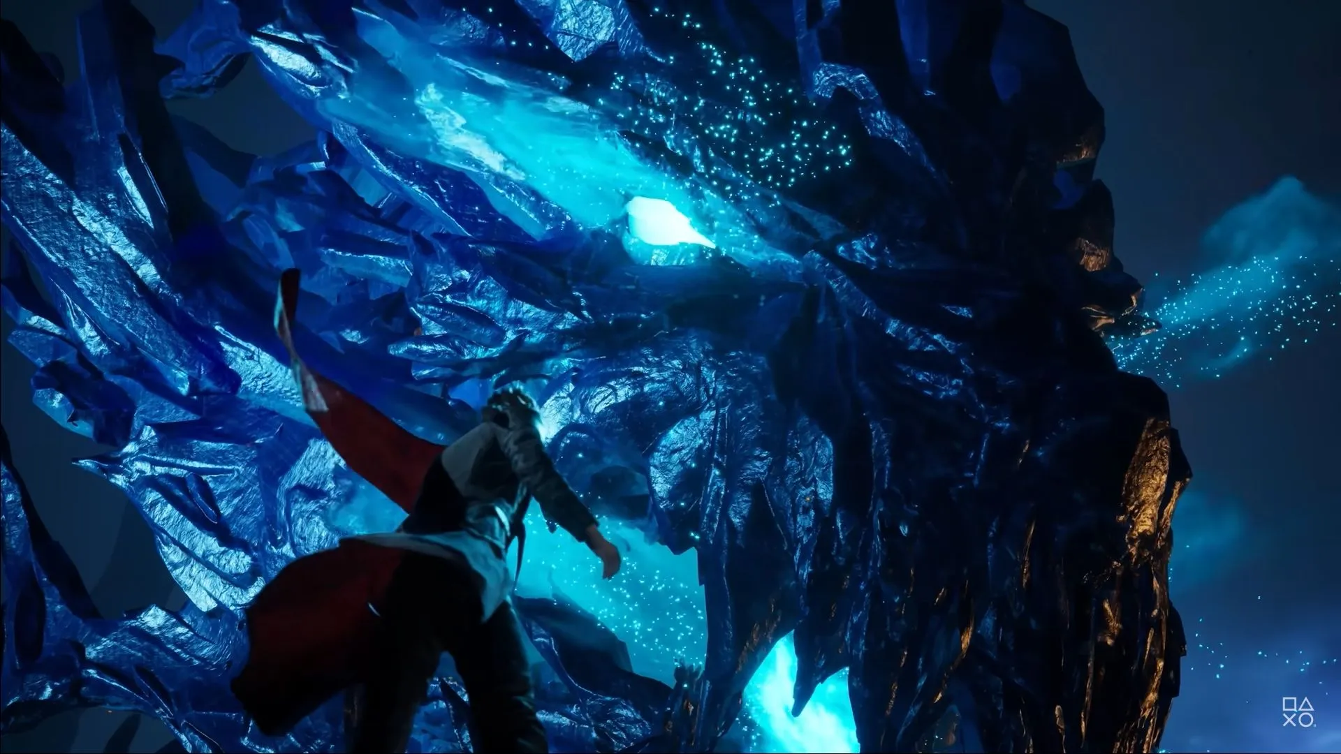 Ảnh chụp màn hình từ trailer Lost Soul Aside, cho thấy nhân vật chính chuẩn bị chiến đấu