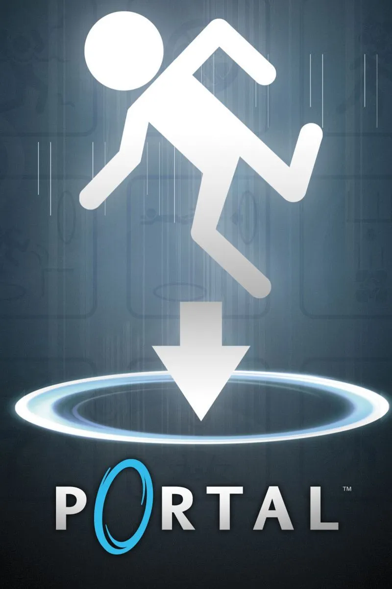 Ảnh minh họa Portal with RTX, showcasing hiệu ứng ánh sáng ray tracing và cổng dịch chuyển đầy màu sắc