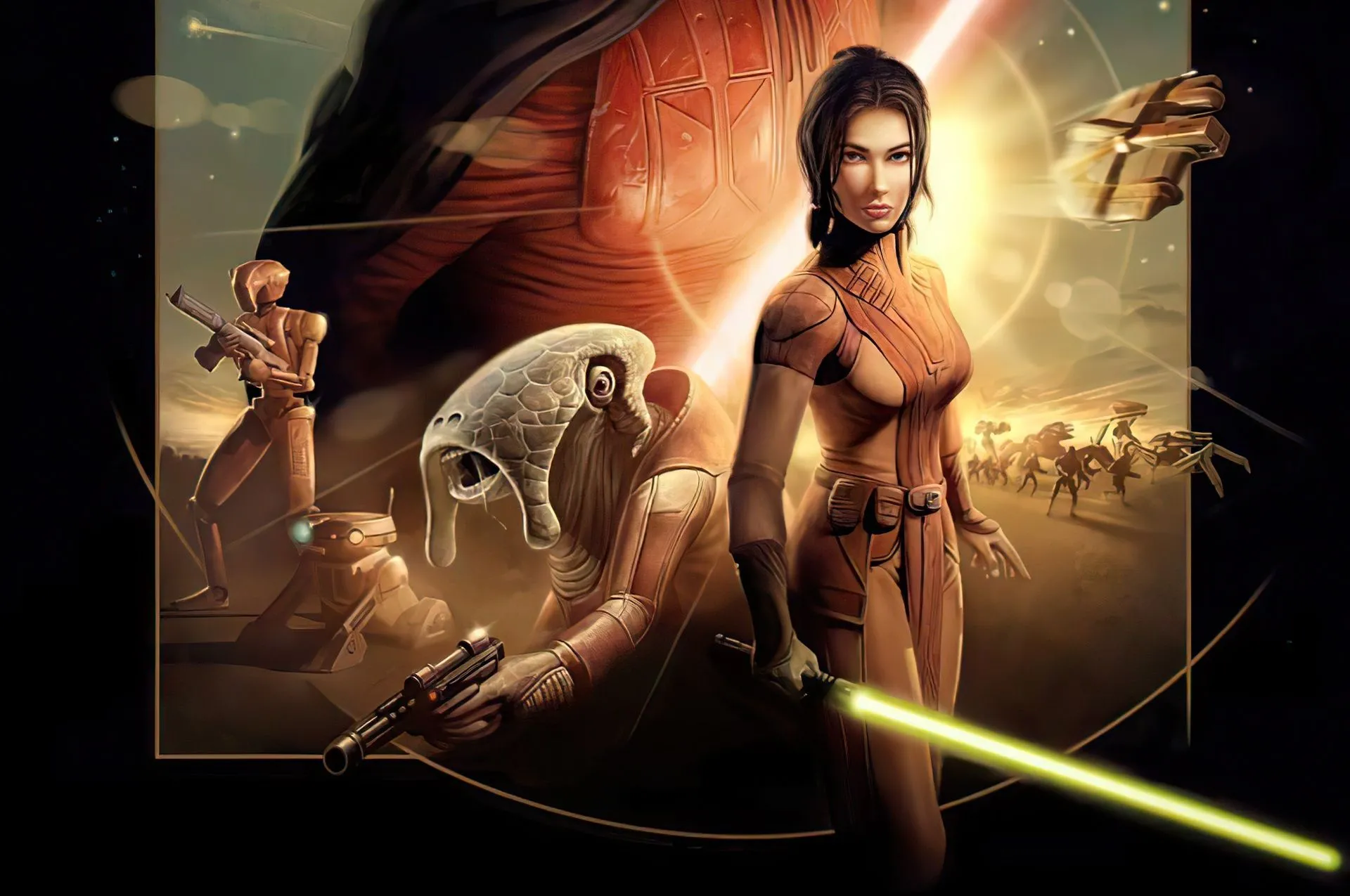 Ảnh tổng hợp các tựa game Star Wars kinh điển, gợi nhớ thời kỳ hoàng kim của game Star Wars.