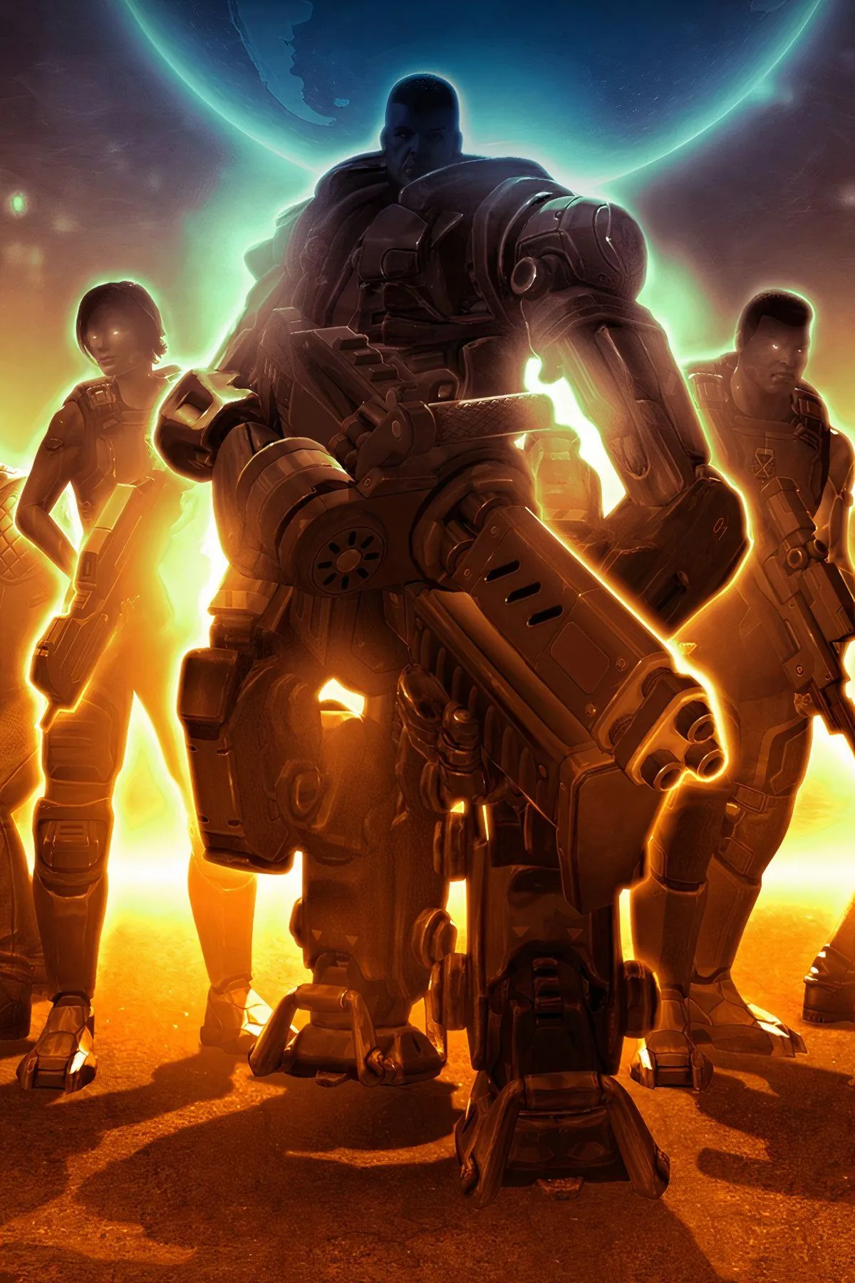 Ảnh tổng hợp từ trò chơi X-COM: UFO Defense