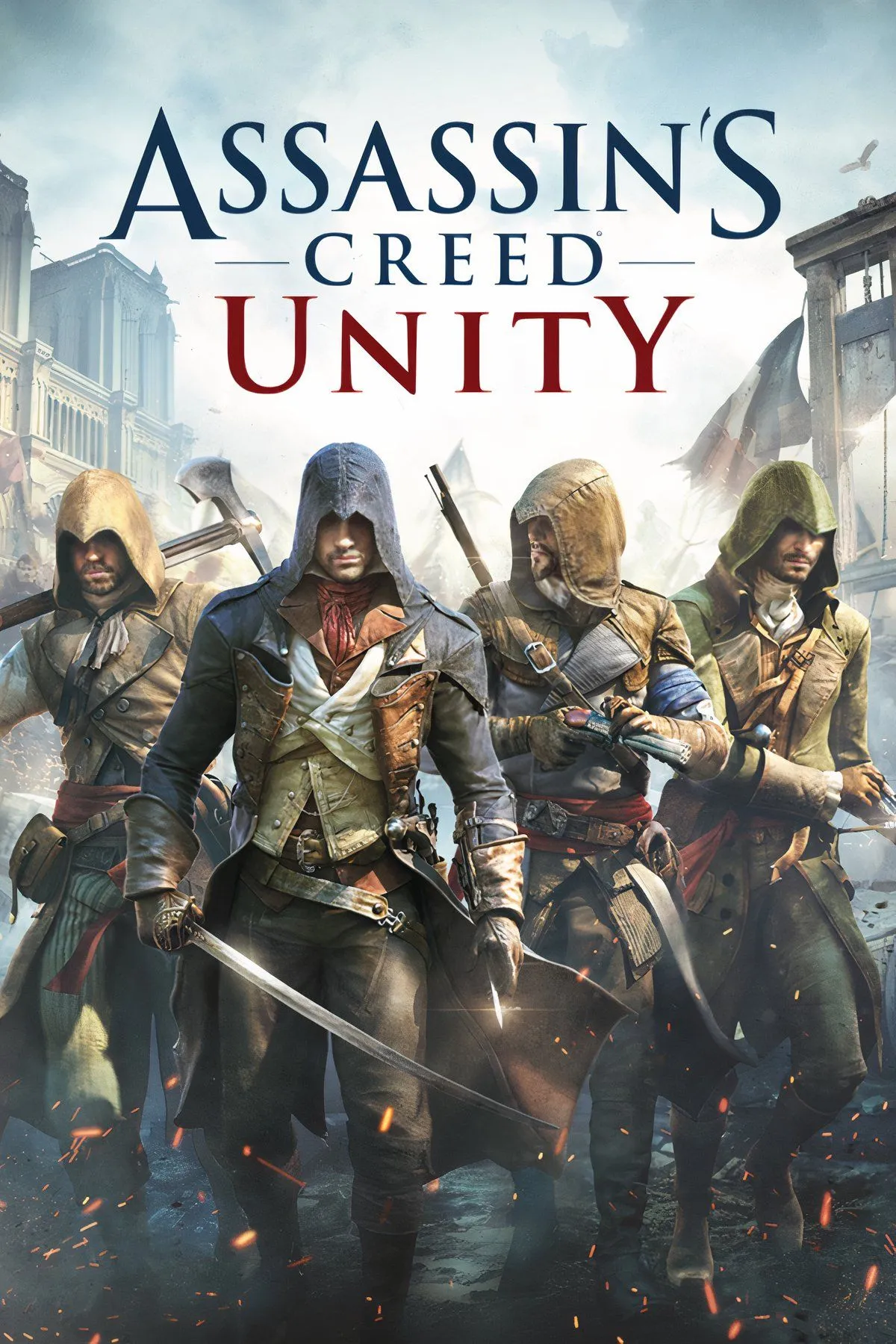 Assassin's Creed Unity với các lỗi đồ họa và gameplay khi mới phát hành