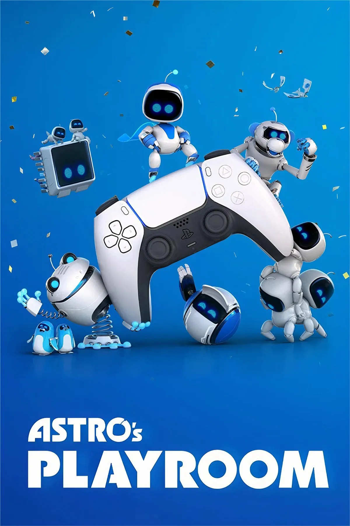 Astro Bot khám phá thế giới trong Astro's Playroom, tựa game giới thiệu công nghệ DualSense trên PS5.