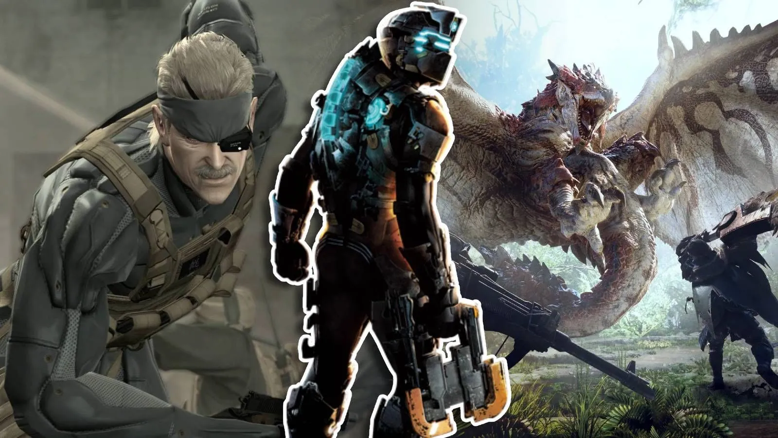Ba nhân vật biểu tượng trên PlayStation, bao gồm Thợ săn từ Bloodborne, đại diện cho những thử thách khó nhằn mà game thủ phải vượt qua.