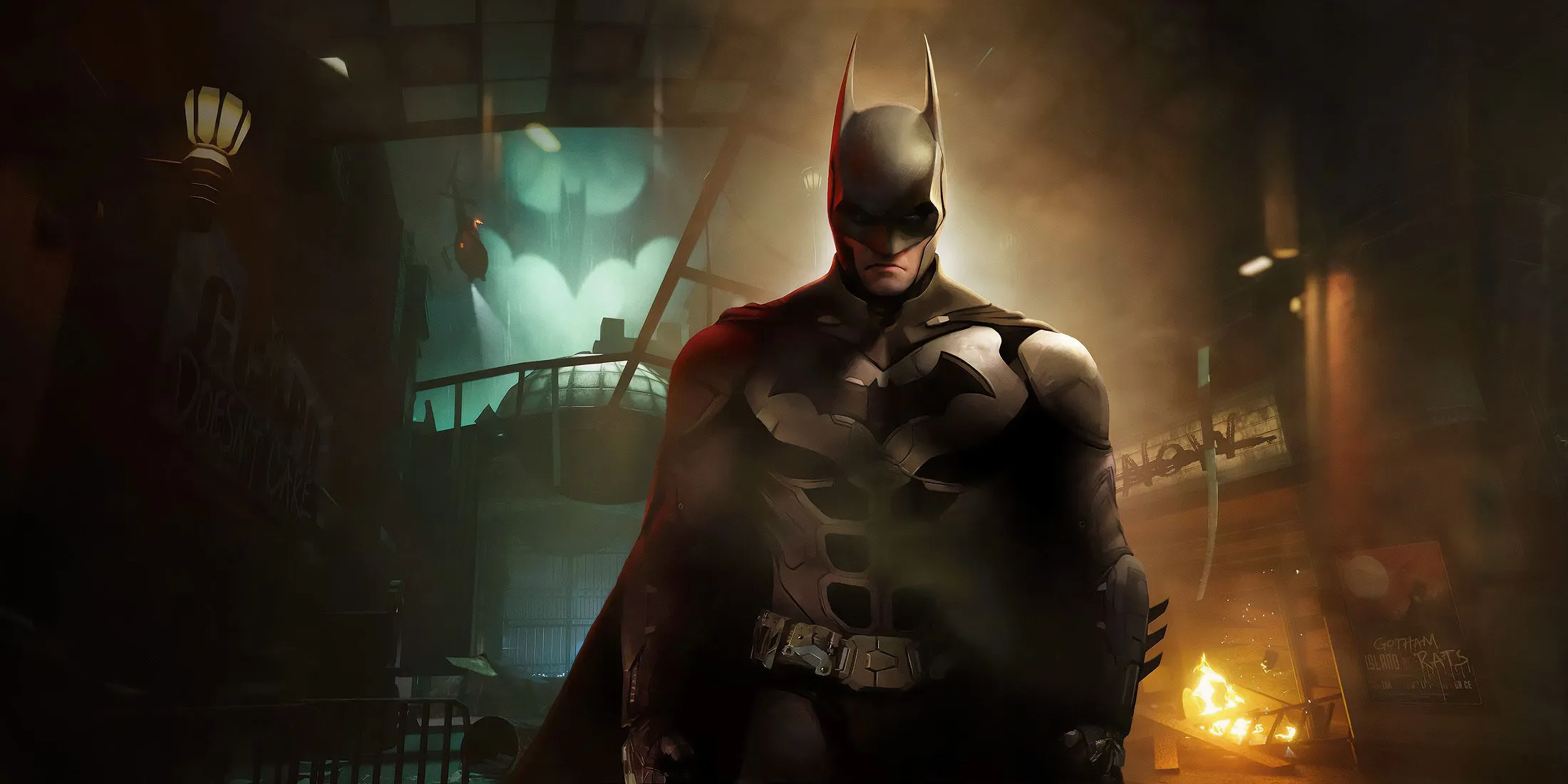 Batman trong game VR Arkham Shadow, minh họa cho trải nghiệm thực tế ảo sống động, một trong những lý do đáng để sở hữu kính VR.