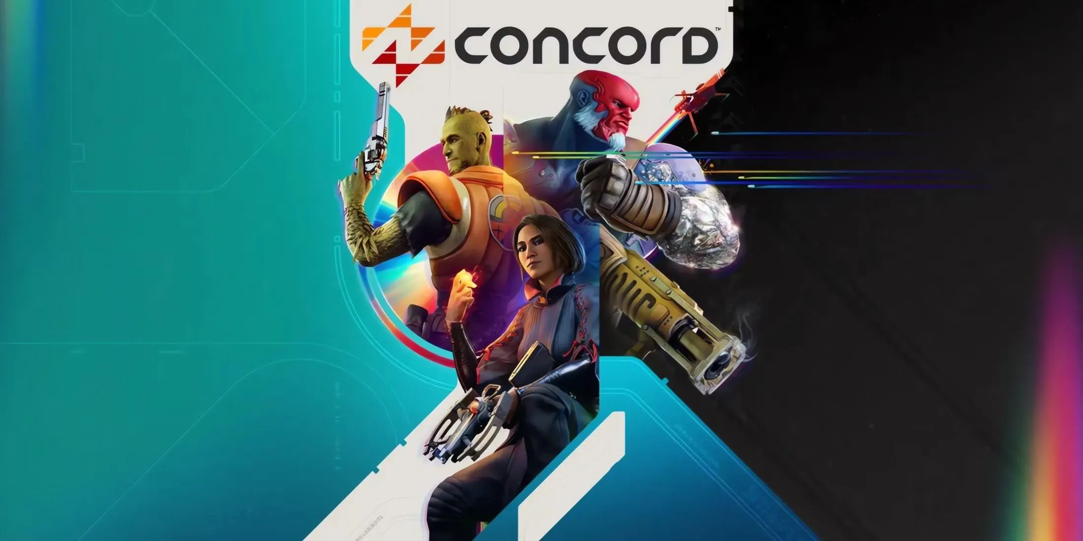 Bìa game Concord, tựa game bắn súng anh hùng có chi phí phát triển lên đến 400 triệu USD nhưng đã nhanh chóng thất bại.