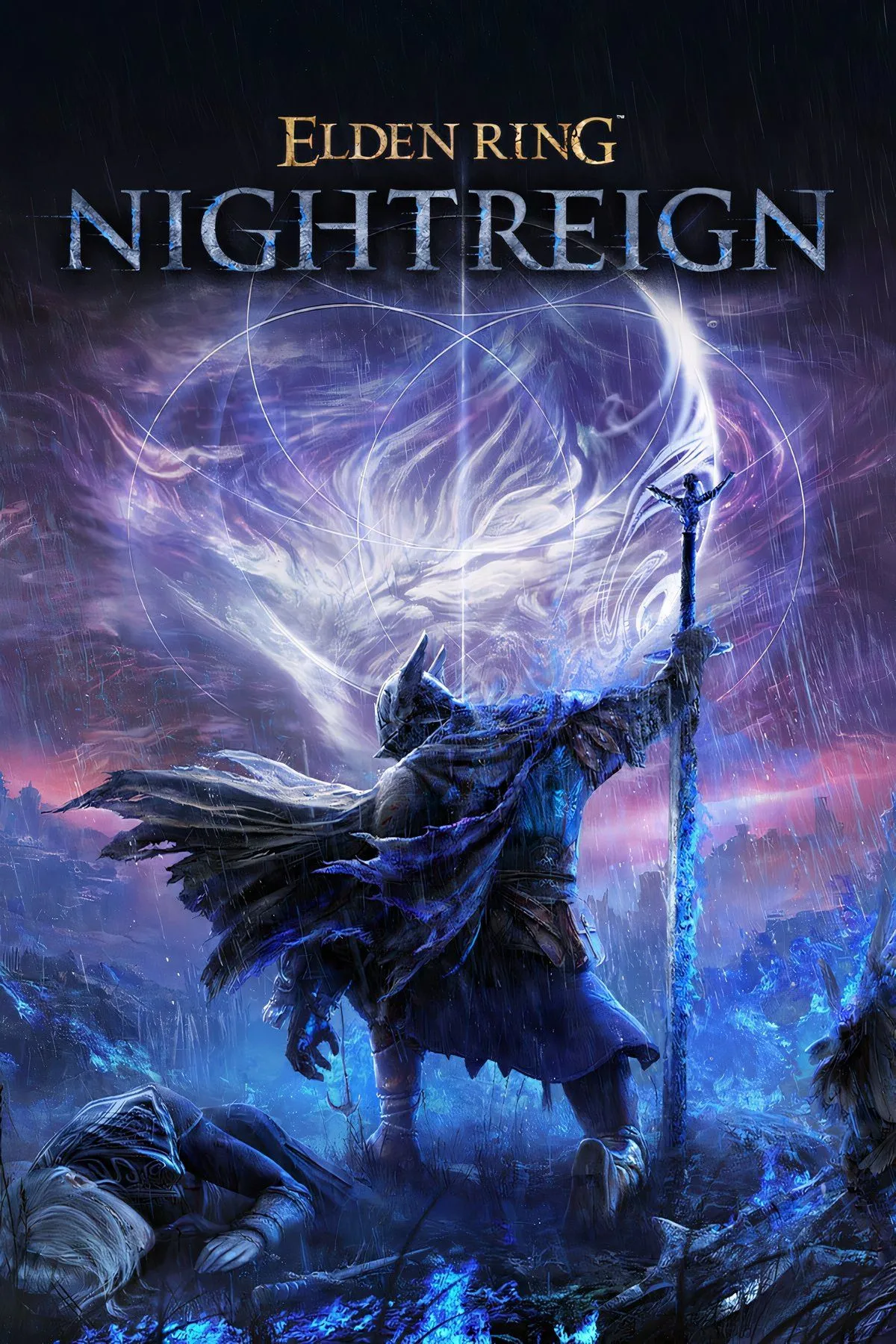 Bìa game Elden Ring Nightreign, phiên bản spin-off roguelike của Elden Ring.