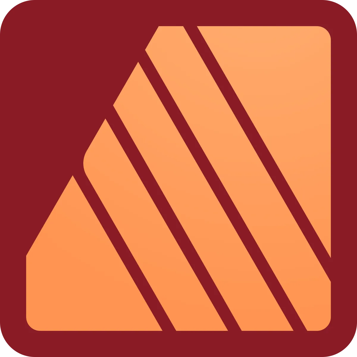 Biểu tượng Affinity Publisher, đại diện cho công cụ dàn trang và xuất bản thay thế Adobe InDesign.