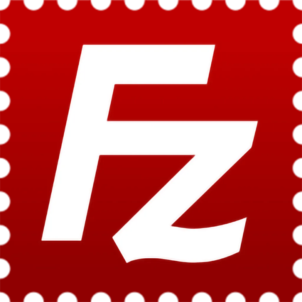 Biểu tượng của FileZilla, một phần mềm FTP client phổ biến để chuyển giao tệp tin.