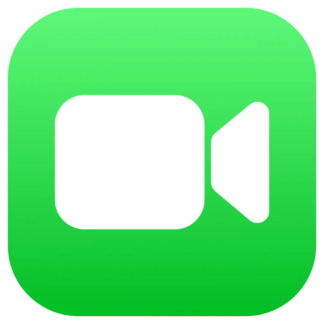 Biểu tượng logo của FaceTime, ứng dụng gọi video của Apple.