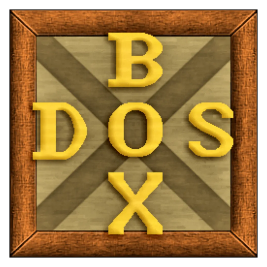 Biểu tượng ứng dụng giả lập DOSBox trên nền trong suốt