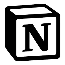 Biểu tượng ứng dụng Notion trên nền tím