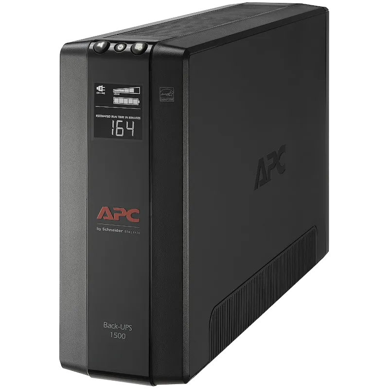 Bộ lưu điện APC BX1500M đảm bảo nguồn điện liên tục và chống sốc điện cho máy tính và SSD.