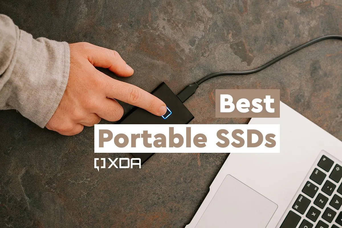 Bộ sưu tập các SSD di động tốt nhất, bao gồm Samsung T7, cho thấy sự đa dạng của thiết bị lưu trữ nhanh.