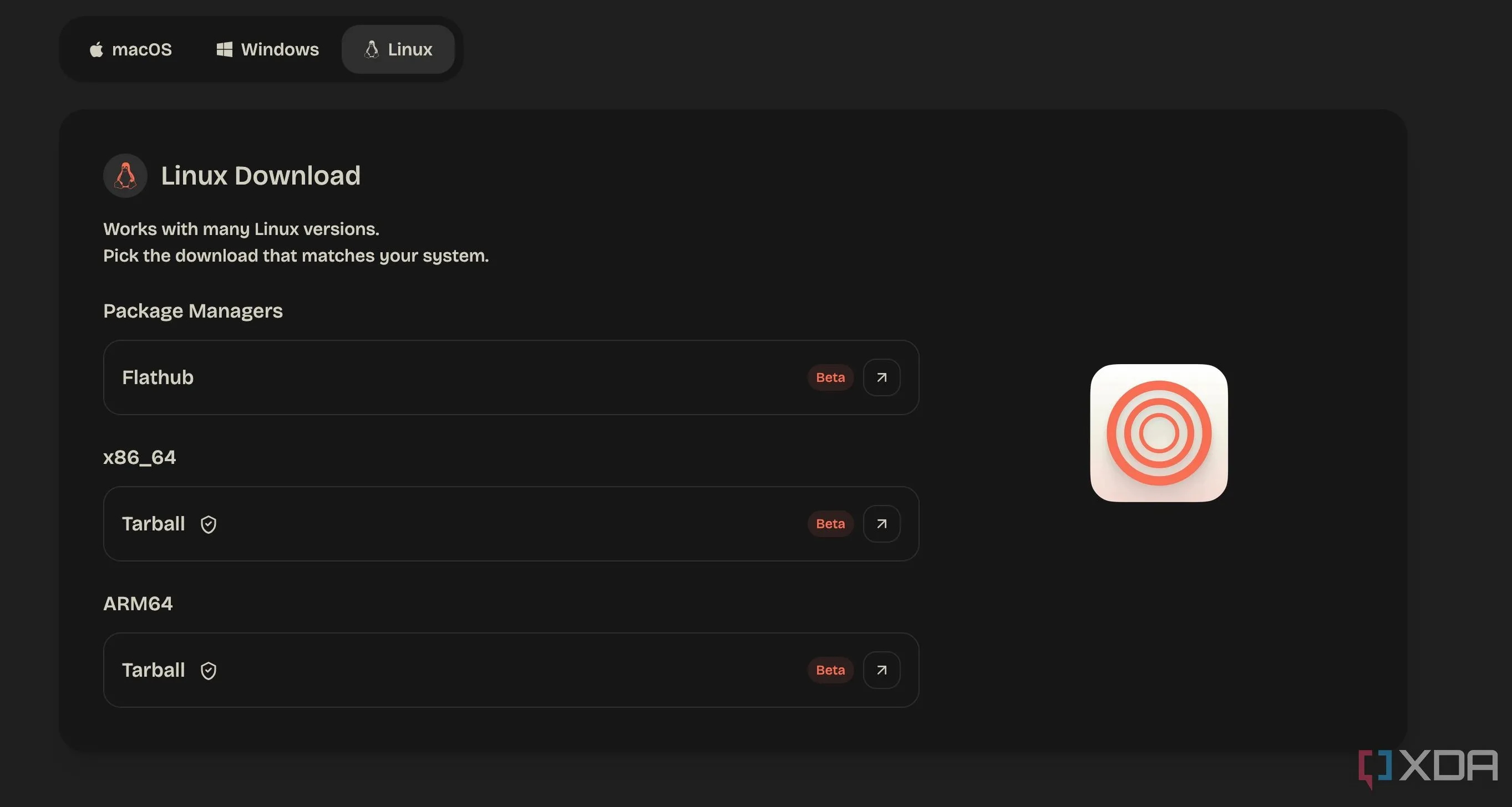 Các biểu tượng ứng dụng Zen Browser trên các nền tảng Windows, macOS và Linux