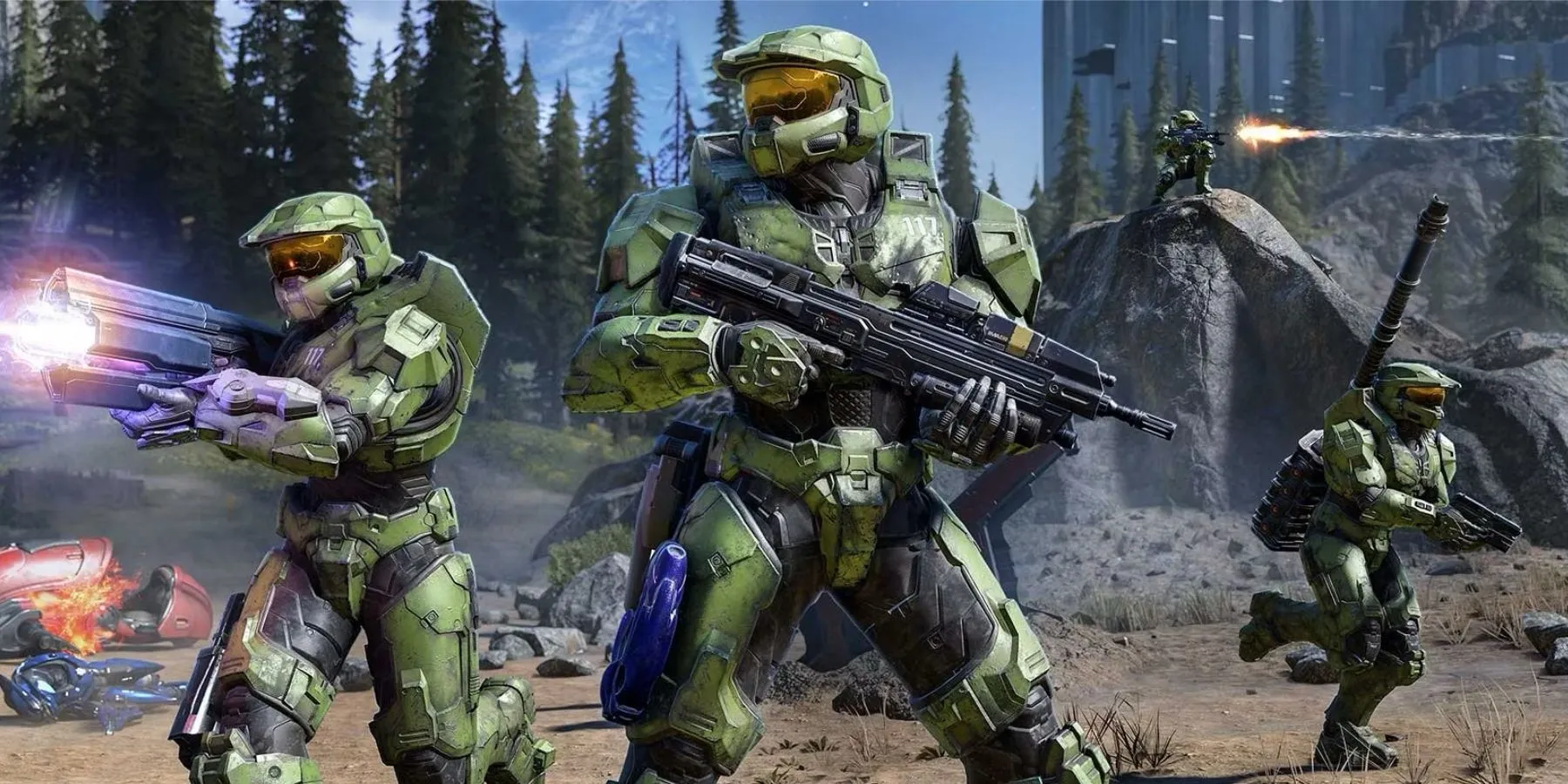Các chiến binh Spartan trong trận chiến khốc liệt của Halo Infinite