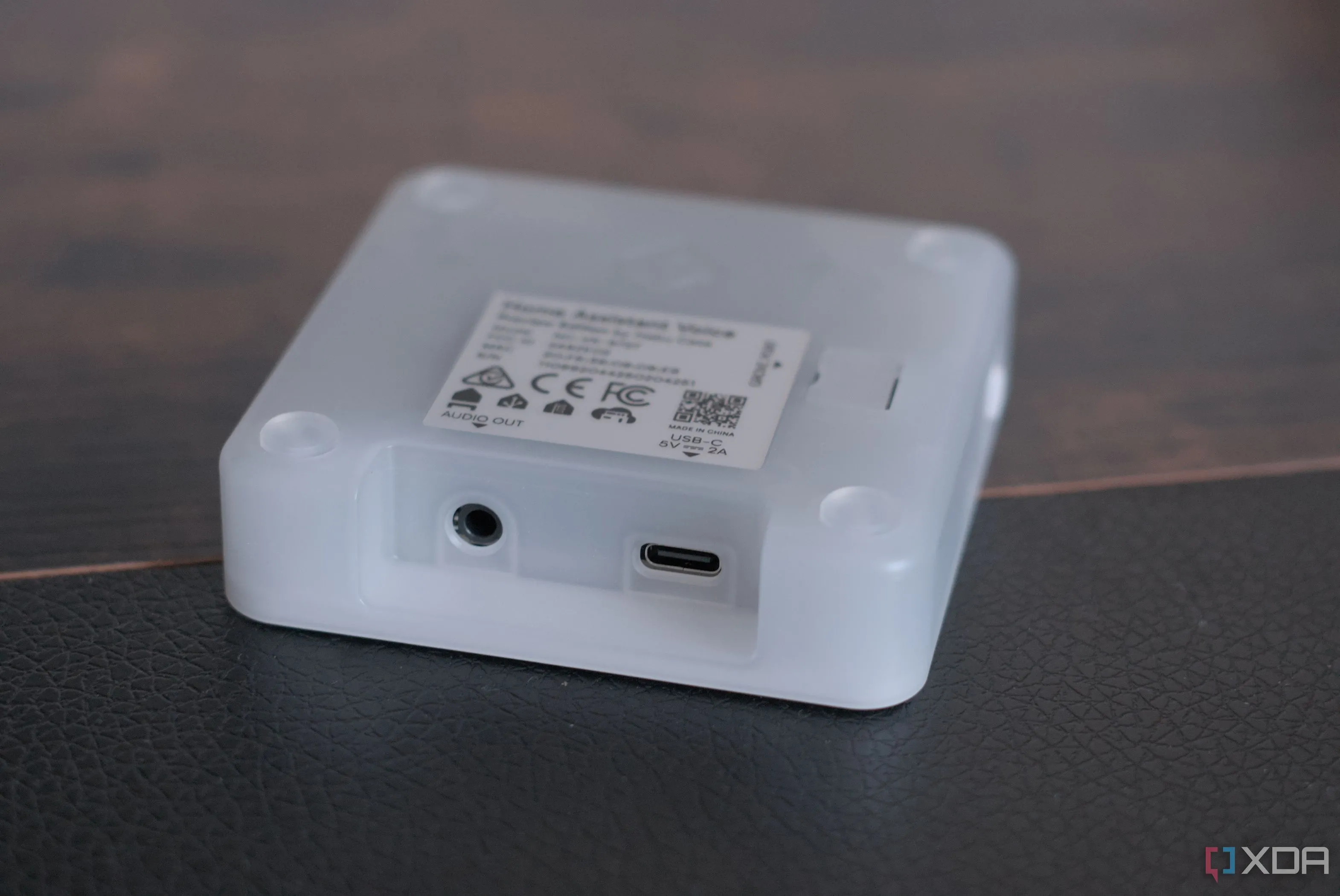 Các cổng kết nối trên thiết bị Home Assistant Voice PE, nhấn mạnh tầm quan trọng của việc chọn module Bluetooth tương thích