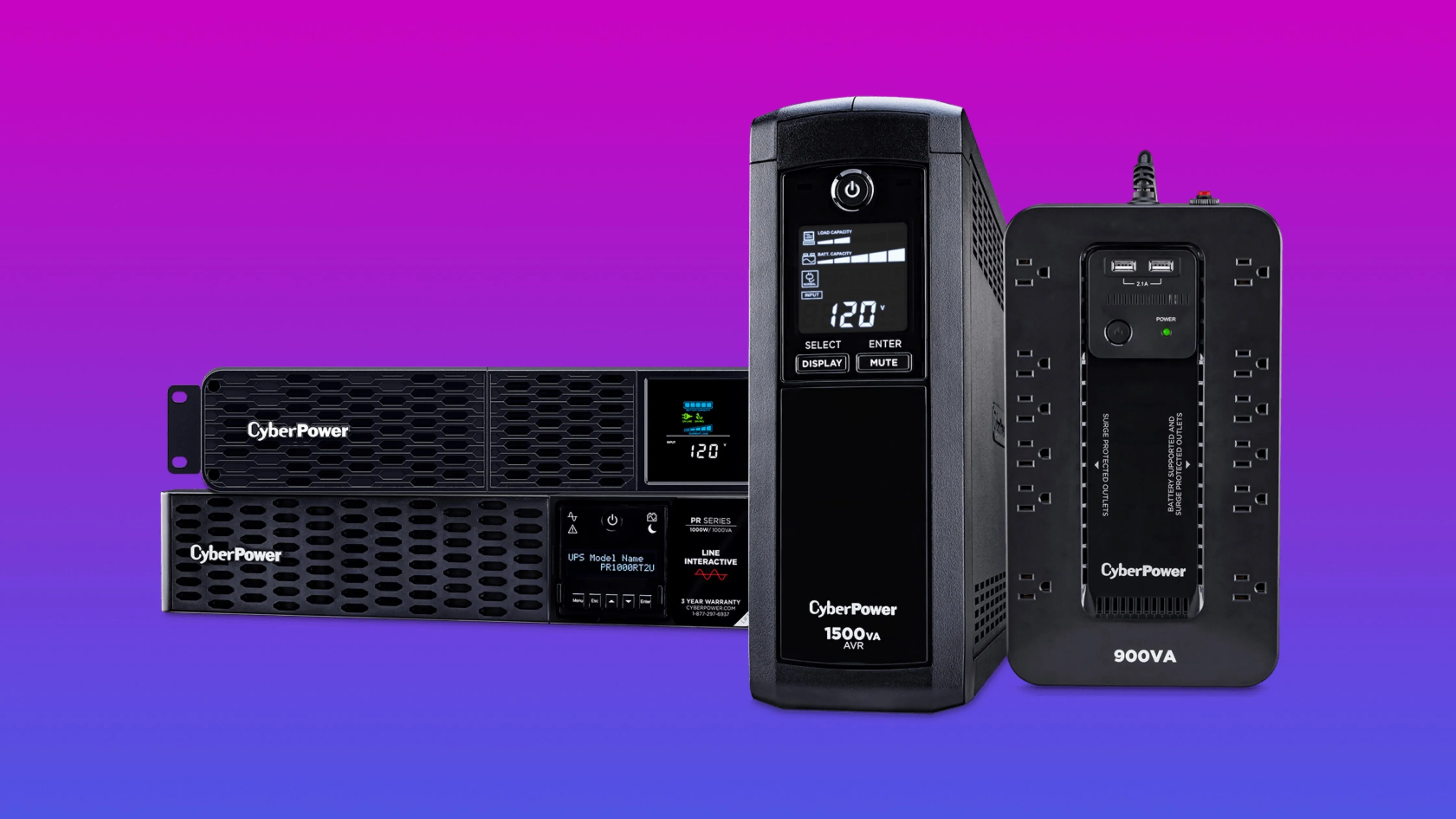 Các dòng sản phẩm bộ lưu điện UPS CyberPower giúp bảo vệ hệ thống máy tính khỏi sự cố điện.