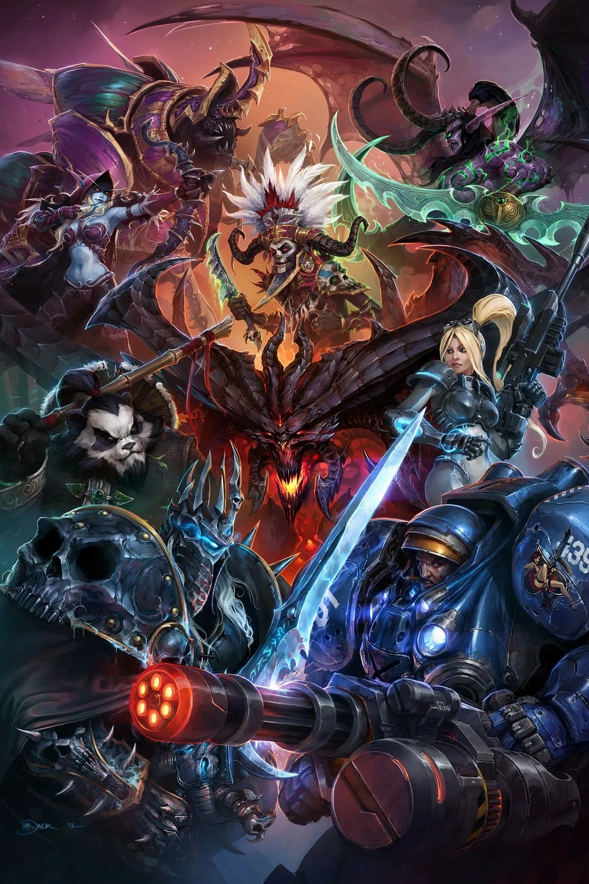 Các nhân vật biểu tượng của Blizzard tụ họp trong Heroes of the Storm, game MOBA chiến thuật