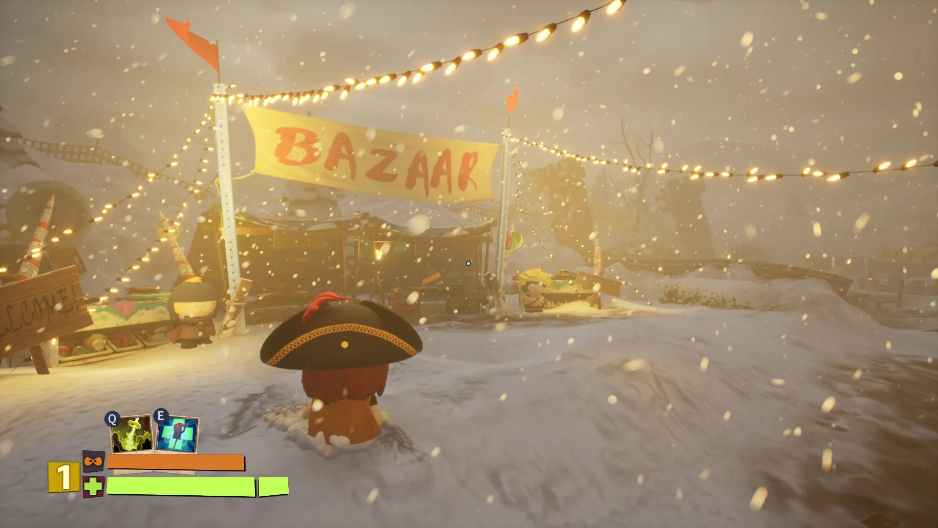 Các nhân vật South Park trong cuộc chiến trên nền tuyết trắng trong South Park: Snow Day!