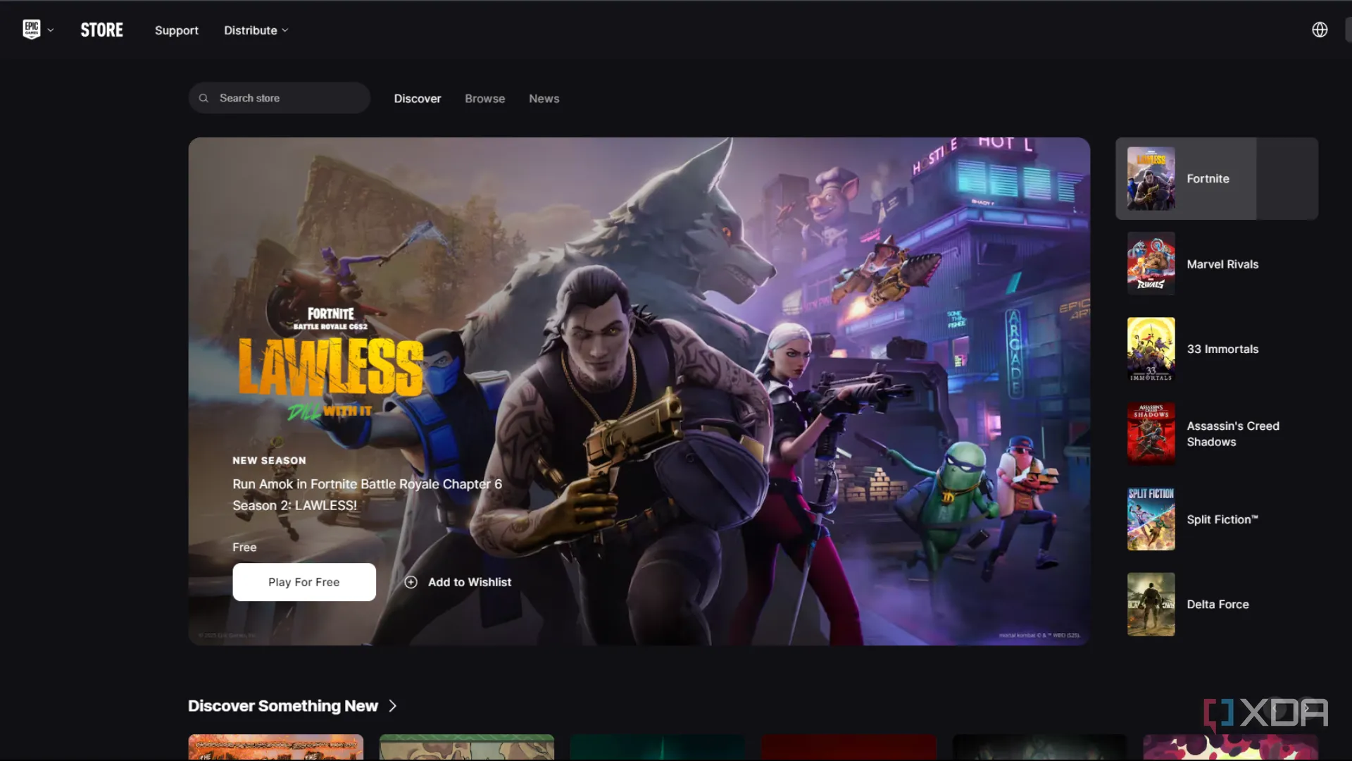 Các trò chơi miễn phí trên Epic Games Store