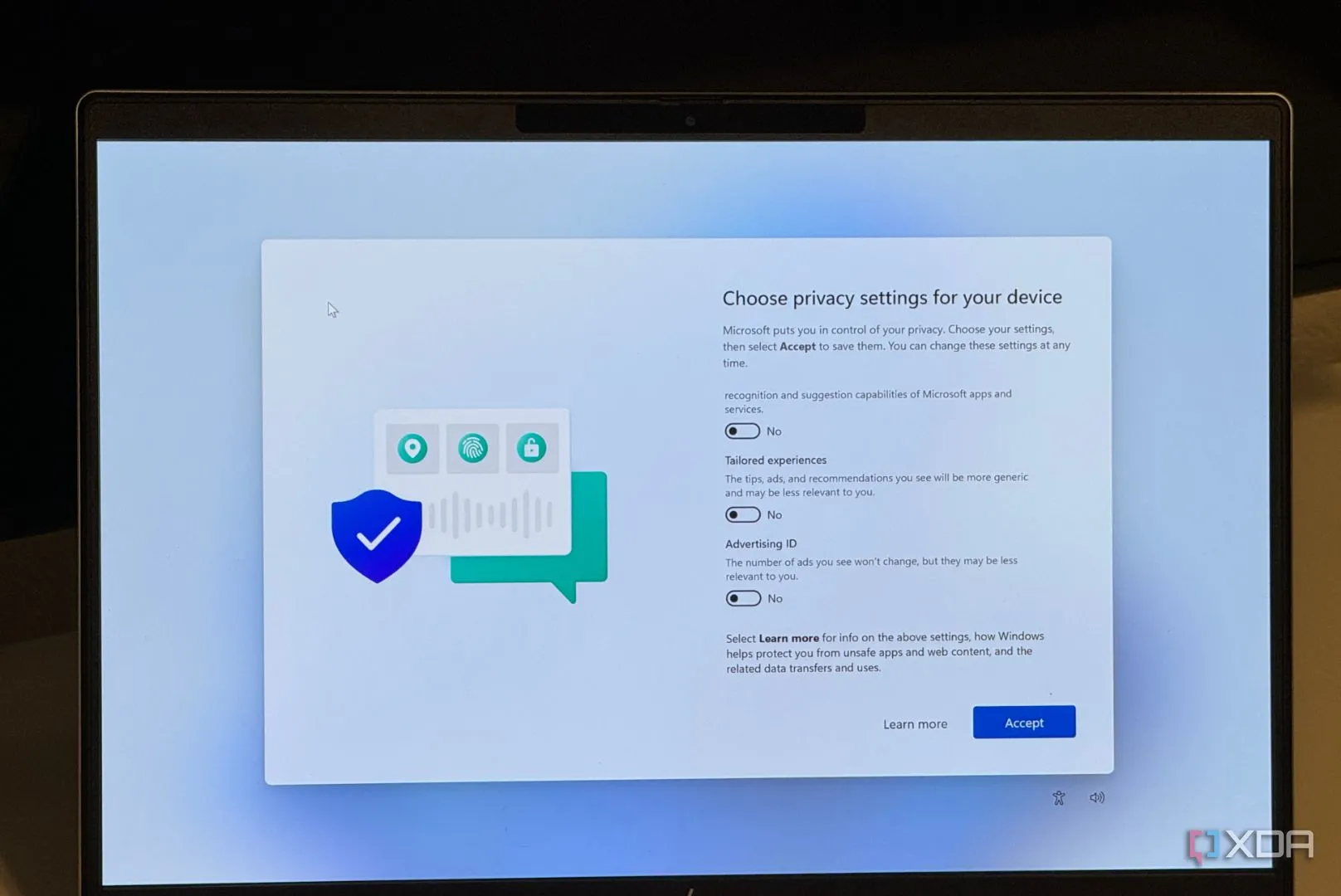 Cài đặt quyền riêng tư của Windows 11
