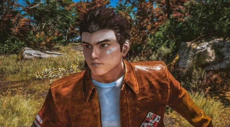 Cận cảnh nhân vật chính Ryo Hazuki trong game Shenmue, tựa game hành động phiêu lưu thế giới mở tốn kém 70 triệu USD.