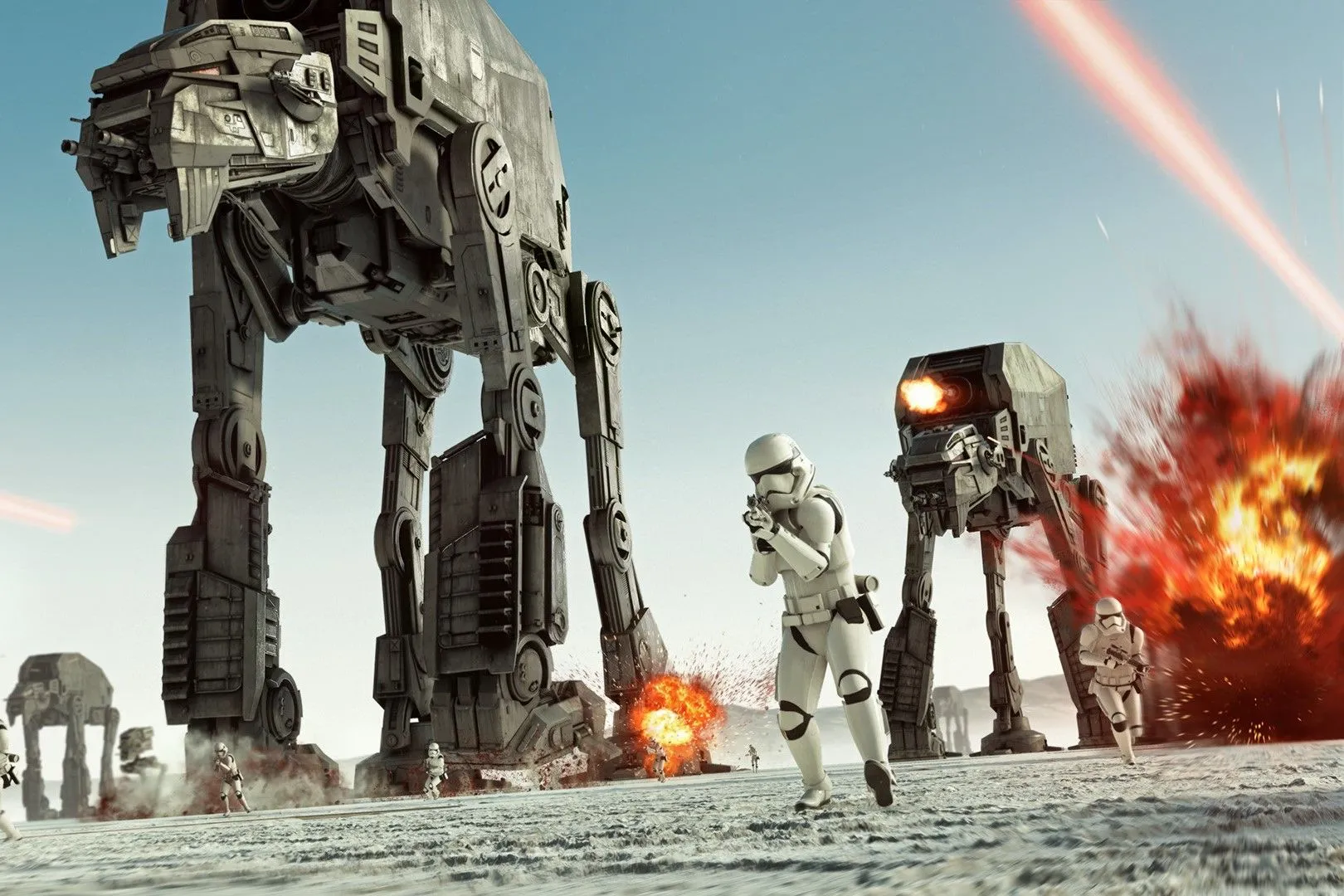 Cảnh chiến đấu trong Star Wars Battlefront II