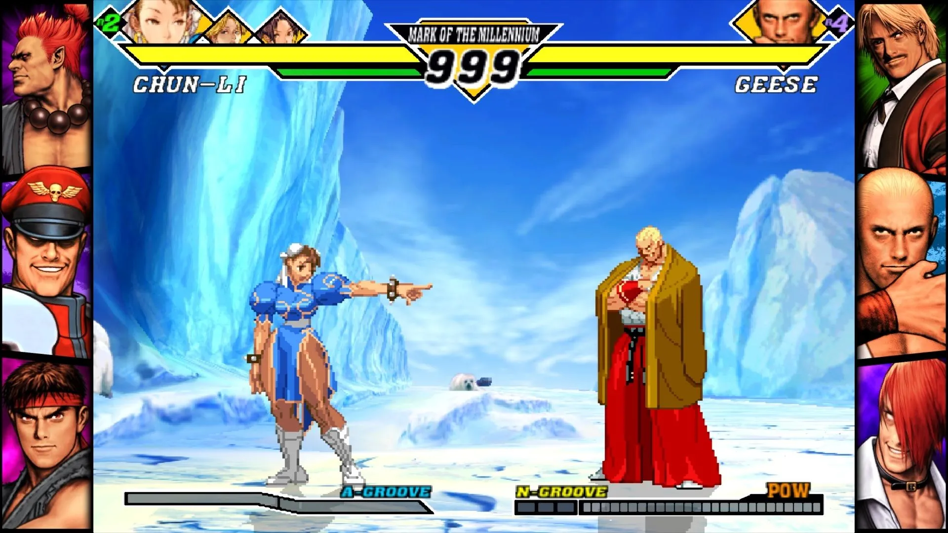 Cảnh chơi game đối kháng trực tuyến với giao diện hiển thị thông tin kết nối
