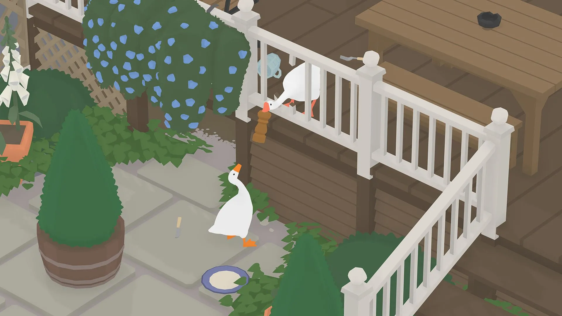 Cảnh chơi game Untitled Goose Game