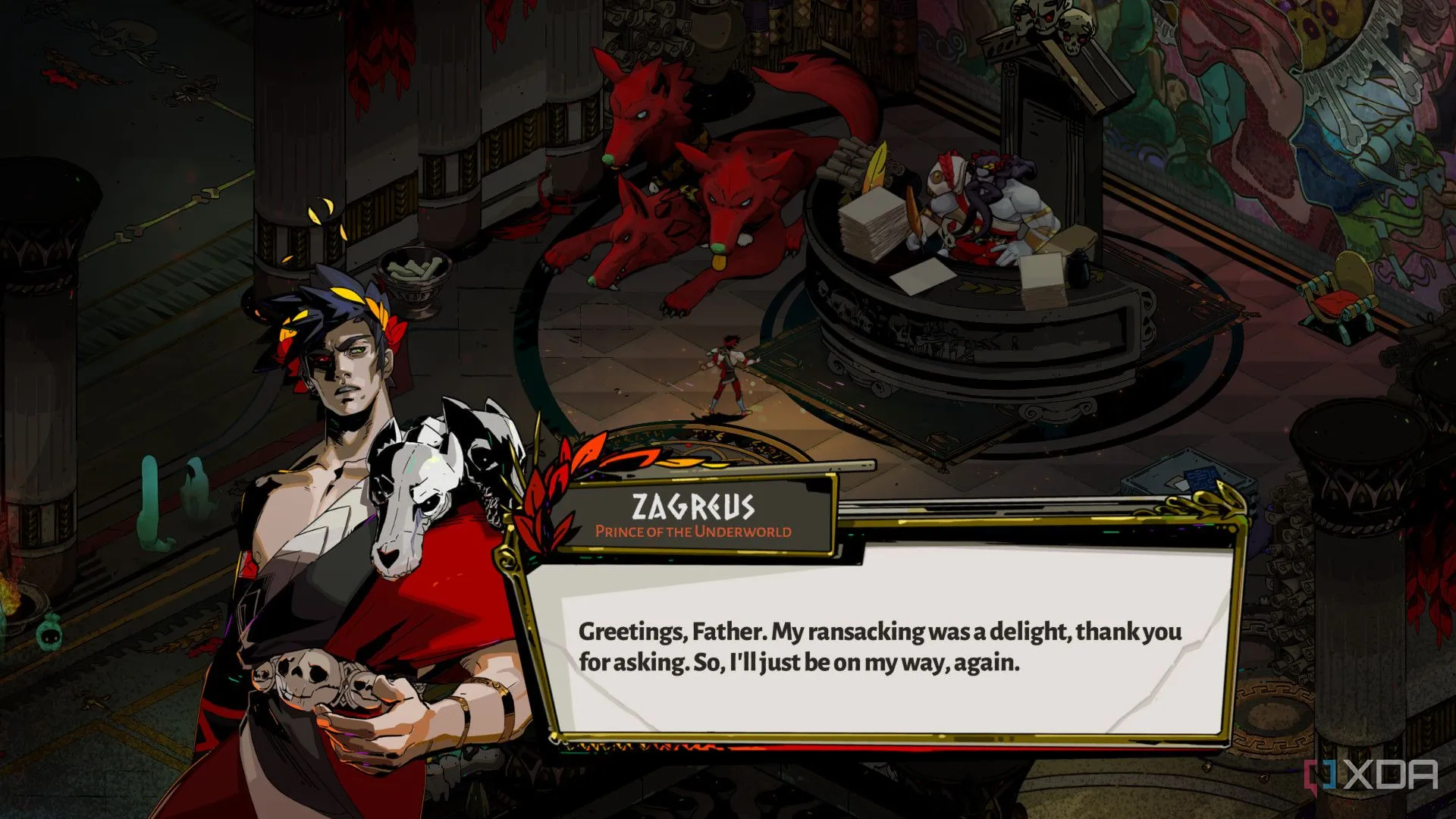 Cảnh gameplay của Hades, một tựa game indie xuất sắc, minh họa cho chất lượng của các sản phẩm game nhỏ.