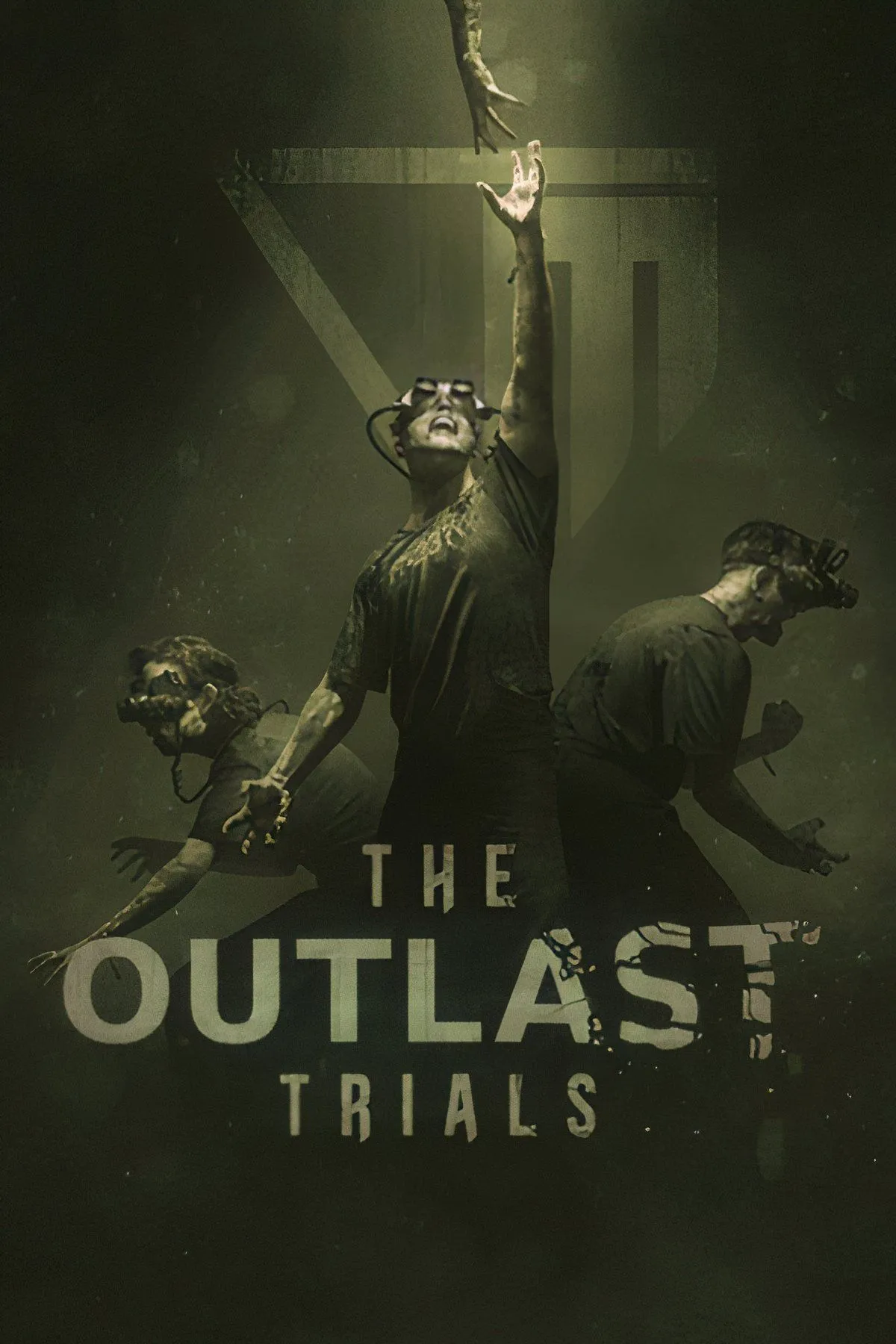 Cảnh gameplay The Outlast Trials, game kinh dị co-op với những cuộc săn đuổi căng thẳng và hài hước.