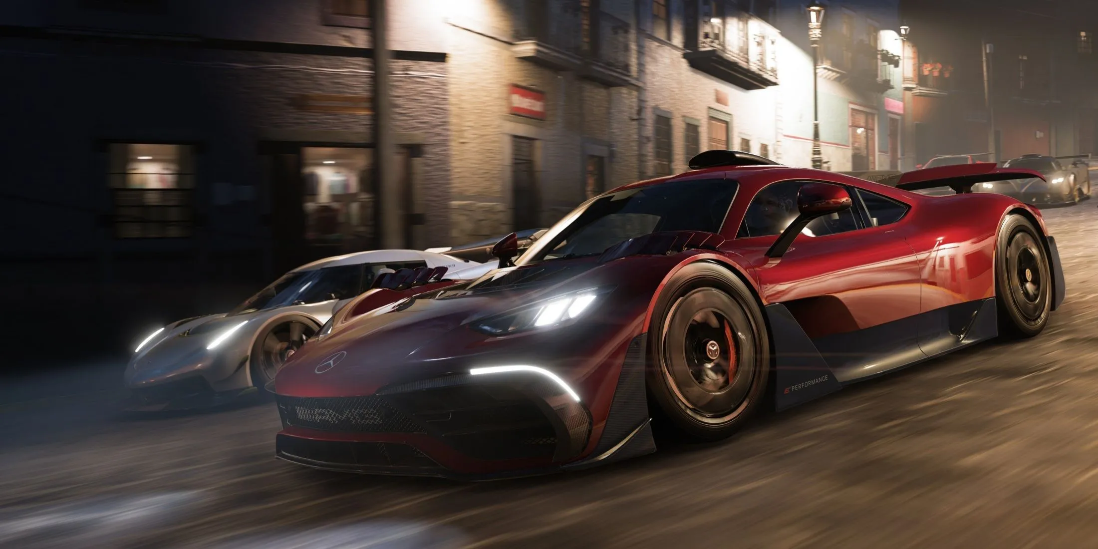 Cảnh quan Mexico tuyệt đẹp với siêu xe đang di chuyển trong Forza Horizon 5