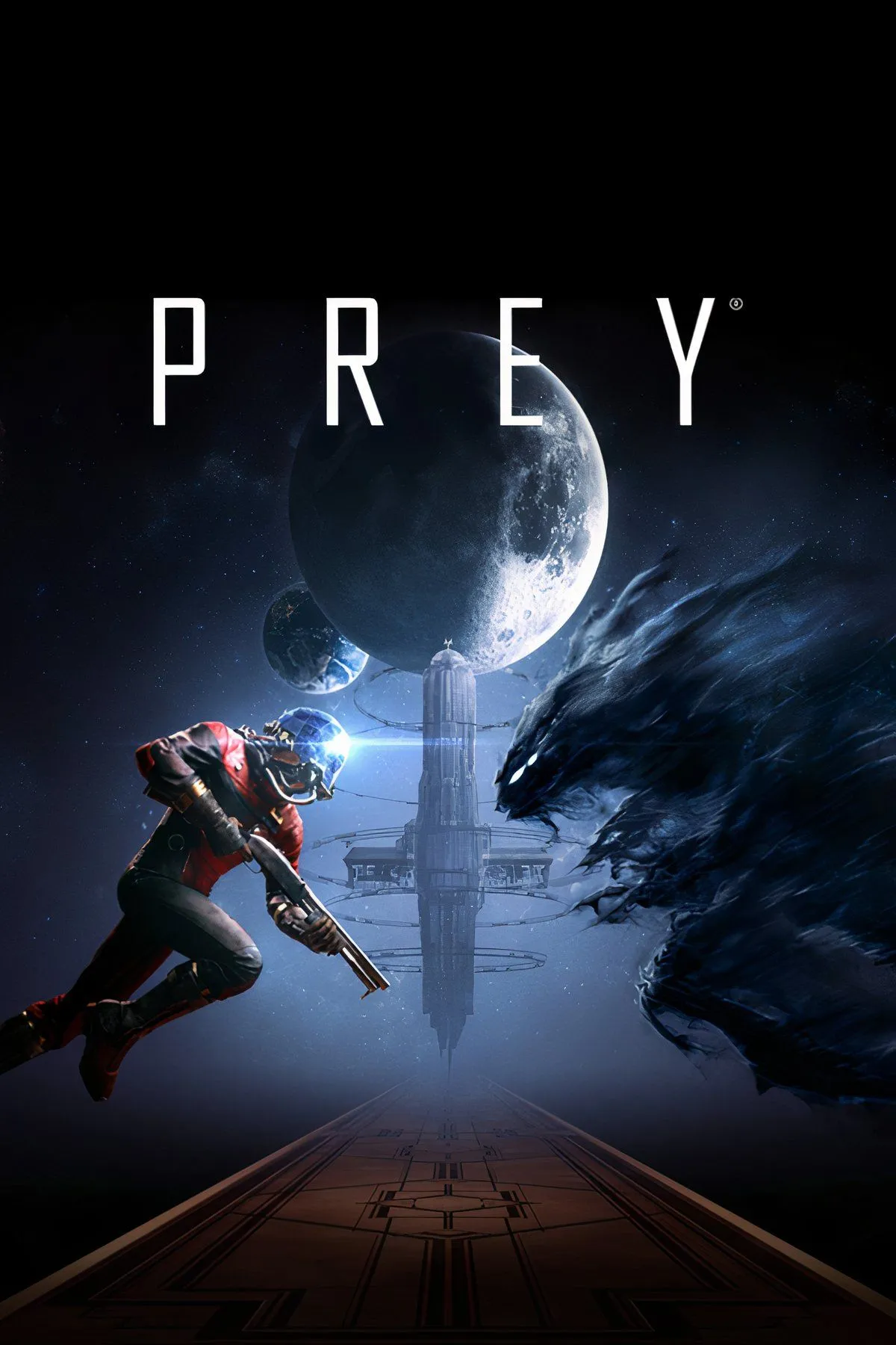 Cảnh tàu thoát hiểm rời khỏi trạm không gian Talos I trong game Prey, biểu tượng cho quyết định khó khăn của người chơi về số phận của những người sống sót