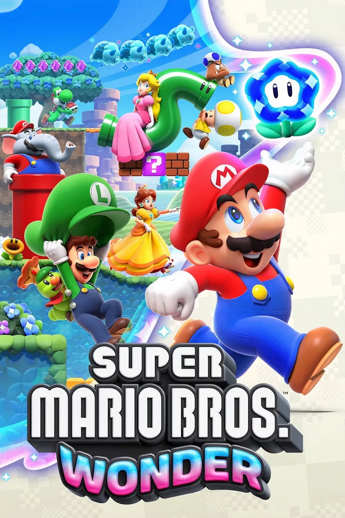 Cặp đôi cùng nhau trải nghiệm game platformer Super Mario Bros. Wonder đầy màu sắc