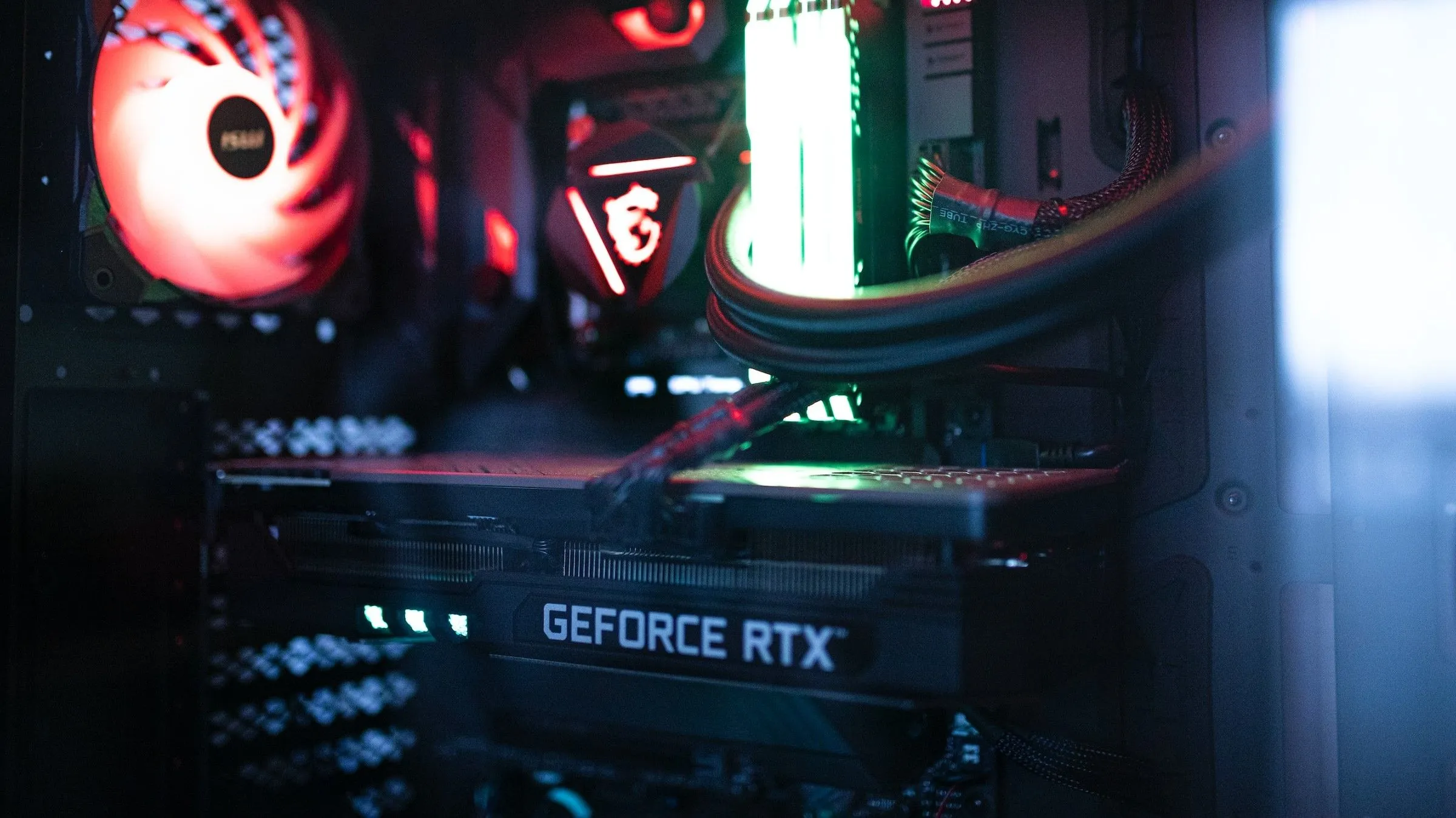 Card đồ họa Nvidia trong một PC gaming