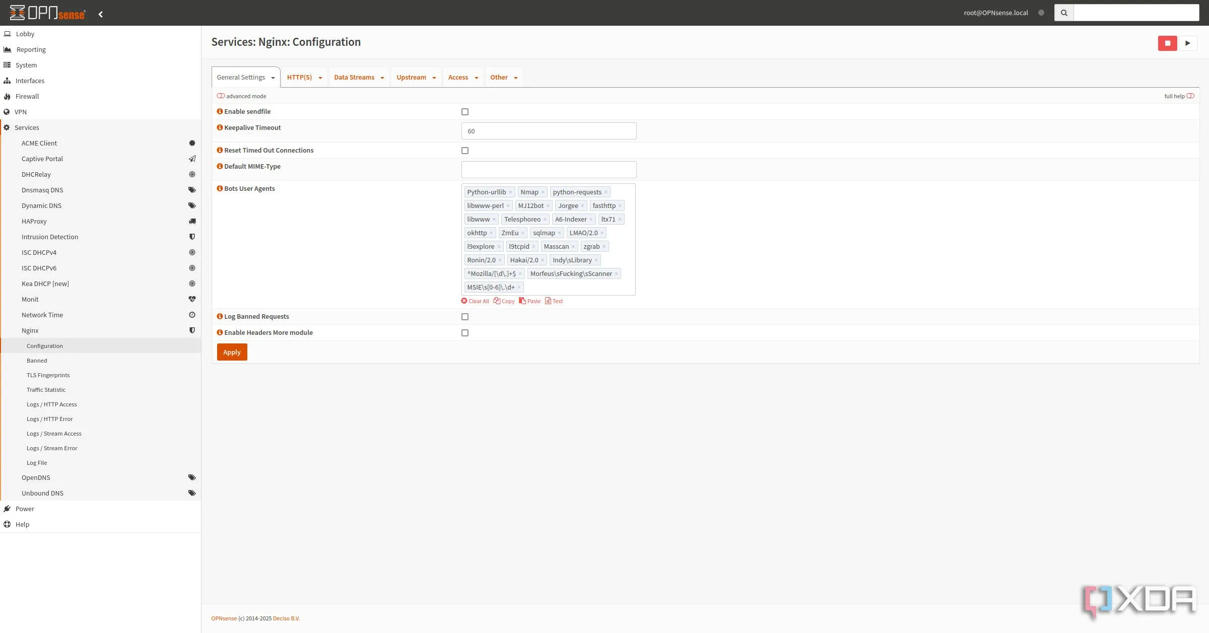 Cấu hình Nginx trong OPNsense quản lý truy cập dịch vụ