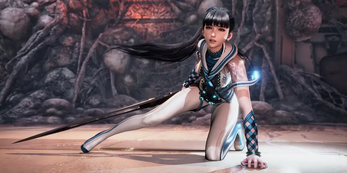 Chân dung nhân vật chính Eve trong game Stellar Blade