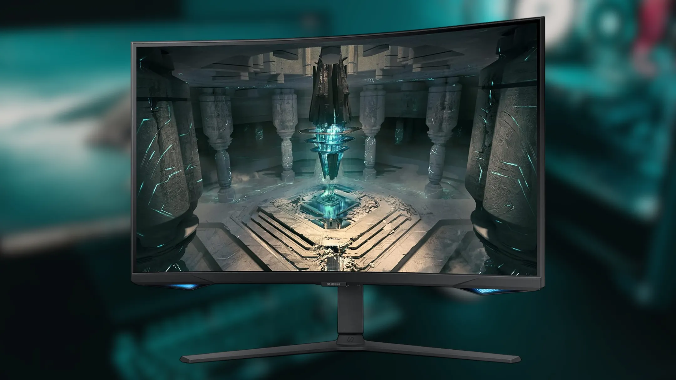 Chi tiết màn hình gaming Samsung Odyssey G65B 32 inch với thiết kế công thái học