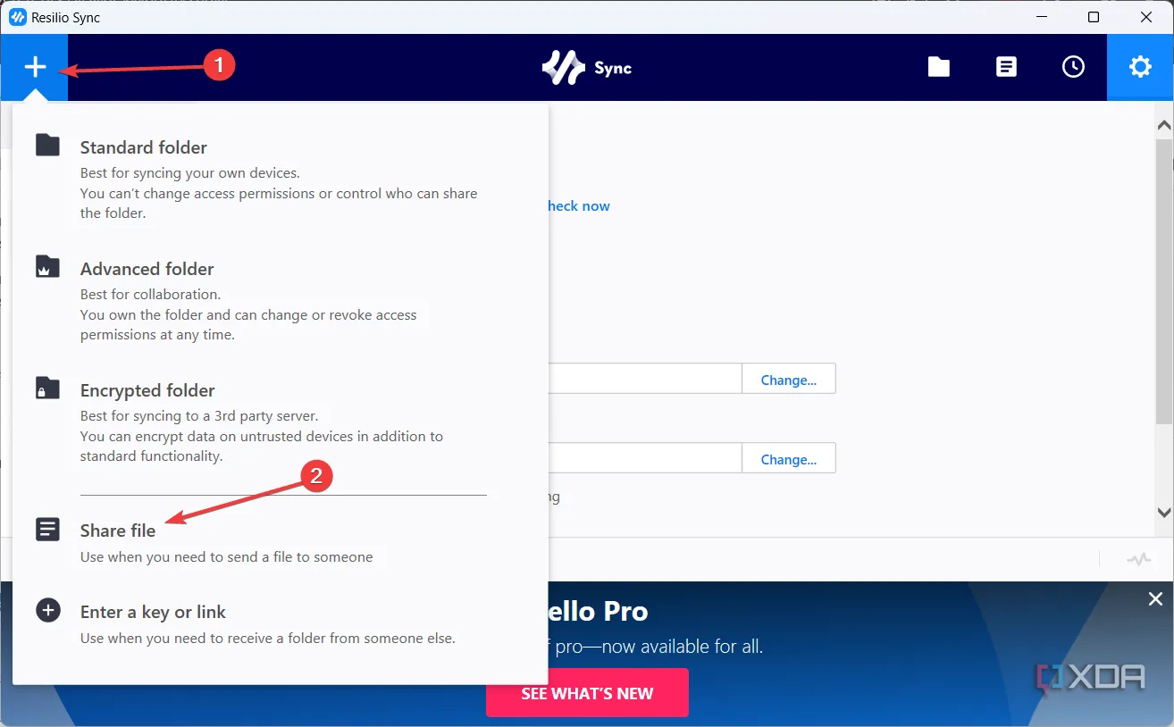 Chia sẻ tập tin qua Resilio Share, một ứng dụng chia sẻ file ngang hàng P2P